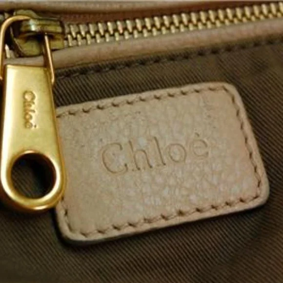 Auth Chloe Marcie Large Shoulder Bag Leather Ivory - Picture 15 of 15